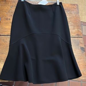 MICHAEL KORS COLLECTION ♥️ Italy 2 Black Knee Tulip SKIRT $900+ ♥️